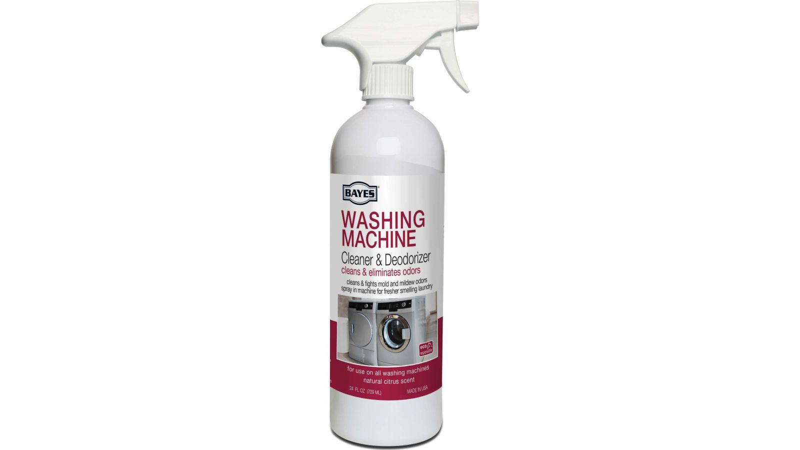 Bayes Washing Machine Cleaner & Deodorizer - Cleans and Eliminates Mold and Mildew Odors for Fresh Smelling Laundry
